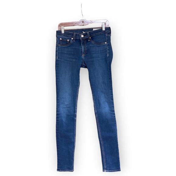 RAG & BONE Skinny Jeans Medium Bedford Wash Size 28 - Picture 1 of 7